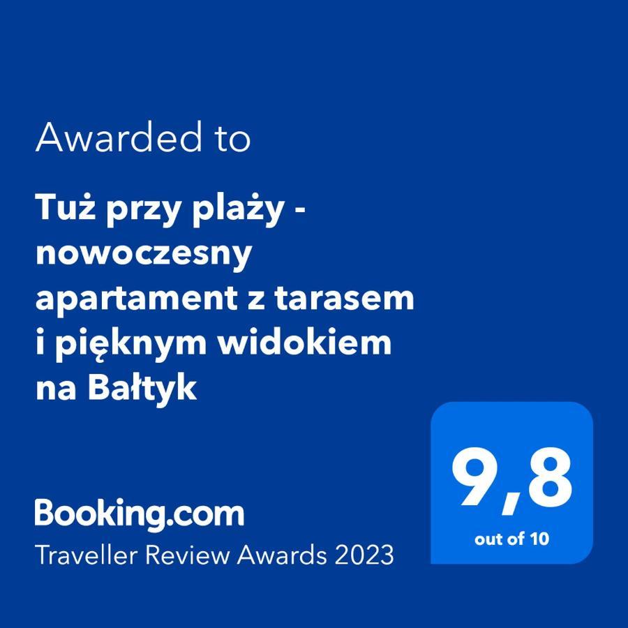 Tuz Przy Plazy - Nowoczesny Apartament Z Tarasem I Pieknym Widokiem Na Baltyk Mielno  Buitenkant foto